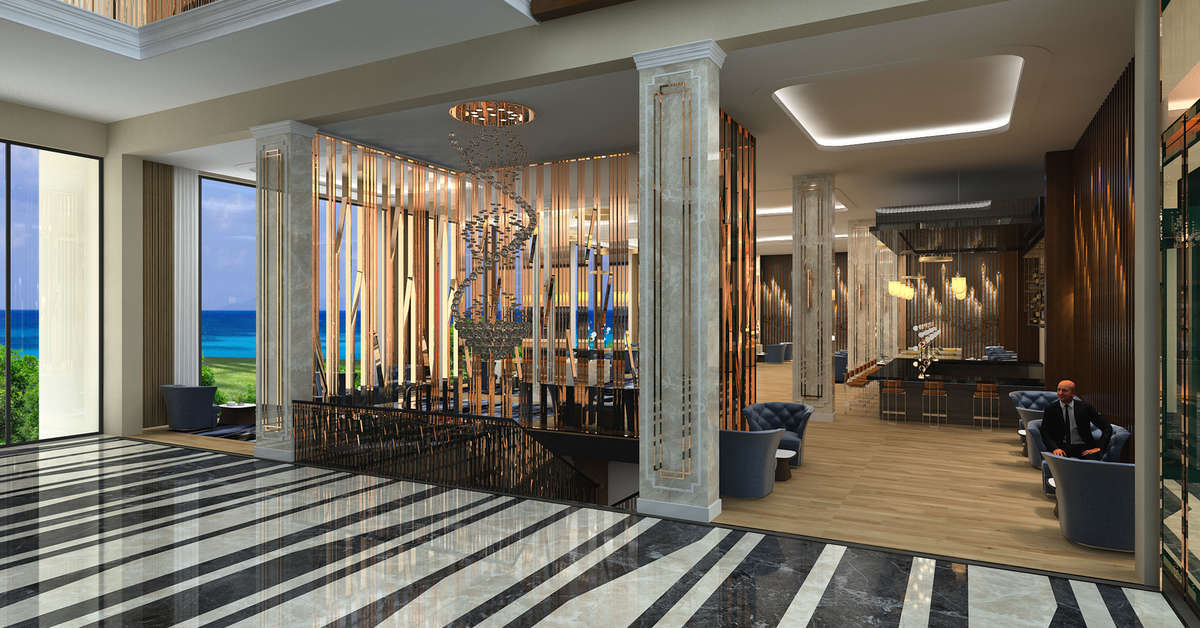 Een foto van het interieur van Aydinbey Queen's Palace & Spa