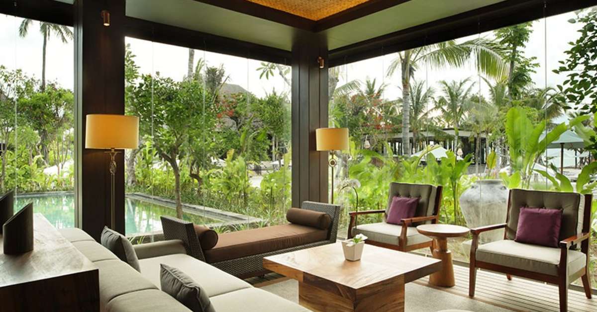 Een foto van het interieur van The Anvaya Beach Resort Bali