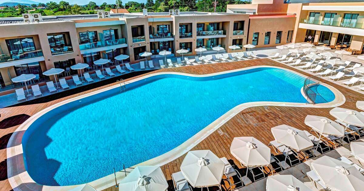 Ein Foto von einer Übersicht des White Olive Elite Hotel