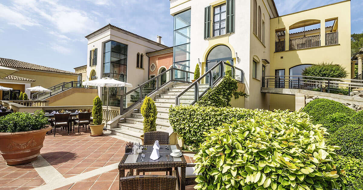 Ein Foto von der Außenansicht des Steigenberger Hotel & Resort Camp de Mar