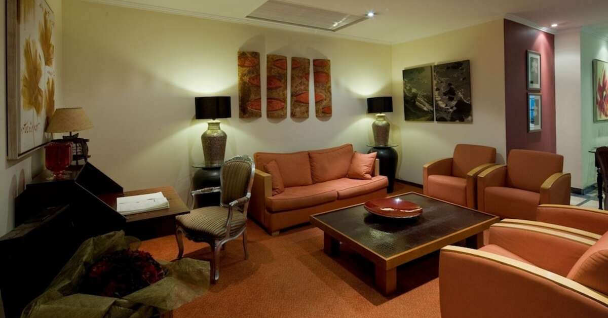Een foto van het interieur van Hotel Orquidea