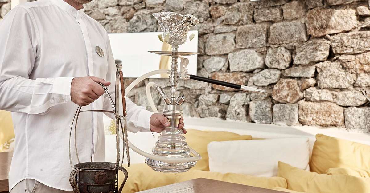 Ein Foto von den Einrichtungen im Myconian Korali Relais & Chateaux