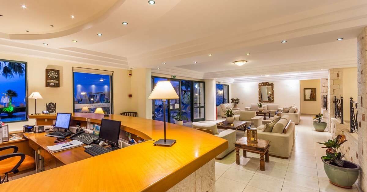 Een foto van het interieur van Asterias Village Resort