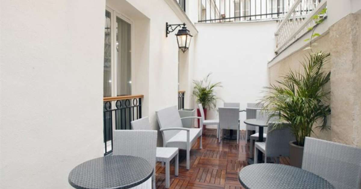 Een foto van het interieur van Hotel Eden Opera