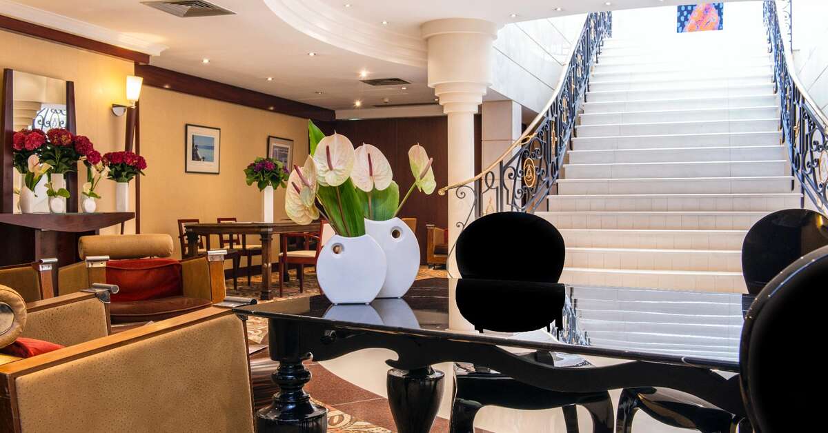 Een foto van het interieur van Hotel Aston la Scala