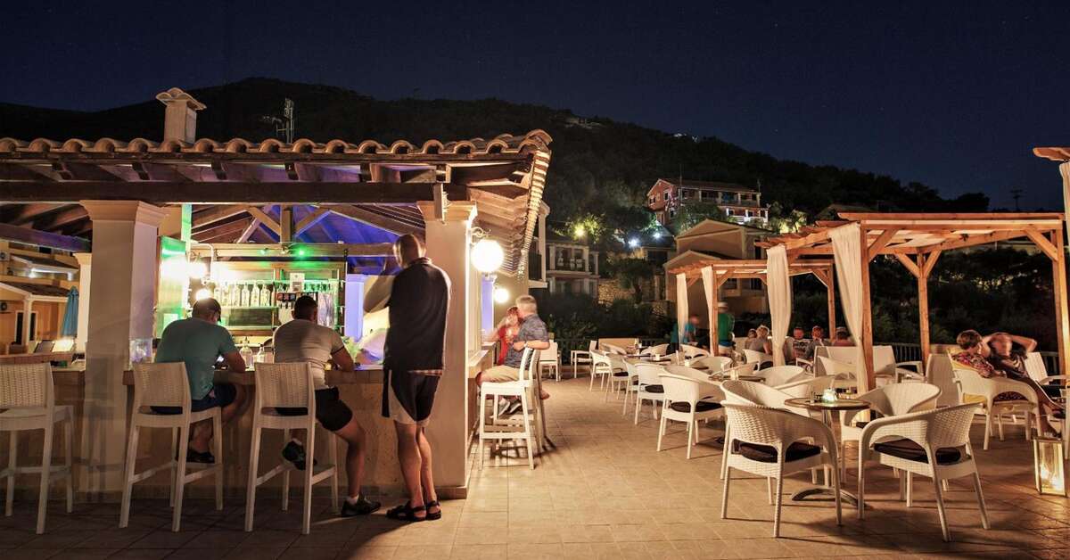 Ein Foto von den Einrichtungen im Corfu Aquamarine Hotel