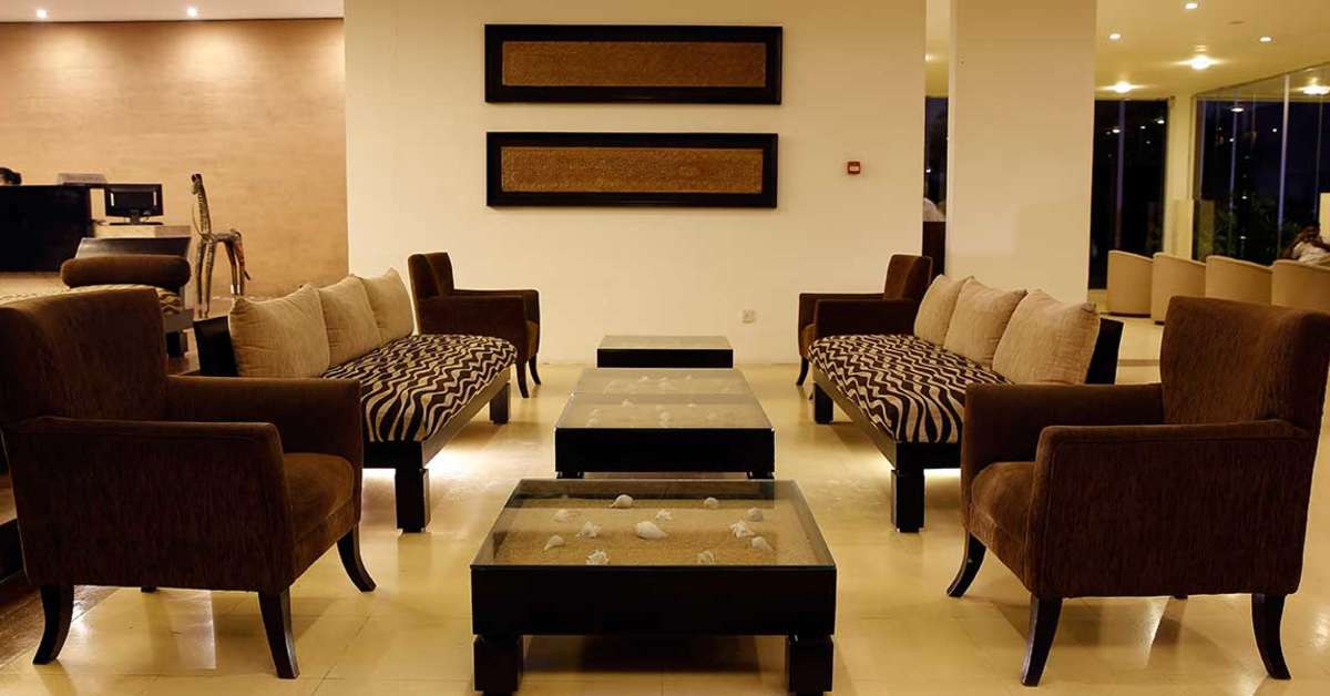 Een foto van het interieur van Pegasus Reef Hotel