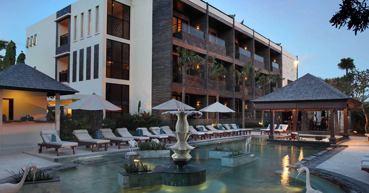 Een foto van het zwembad bij The Seminyak Beach Resort & Spa