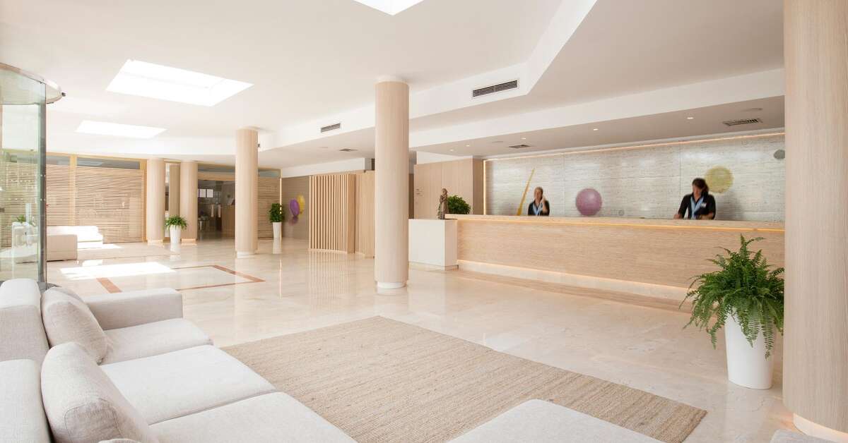 Een foto van het interieur van Hotel Canyamel Park