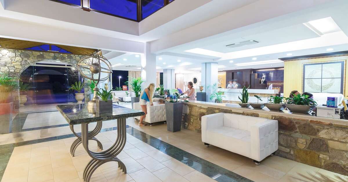 Een foto van het interieur van Natura Village Hotel & Spa