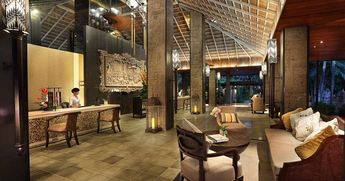 Een foto van het interieur van Bali Mandira Beach Resort & Spa