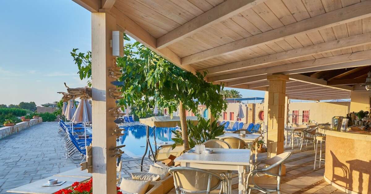 Ein Foto von den Einrichtungen im Golden Bay Hotel