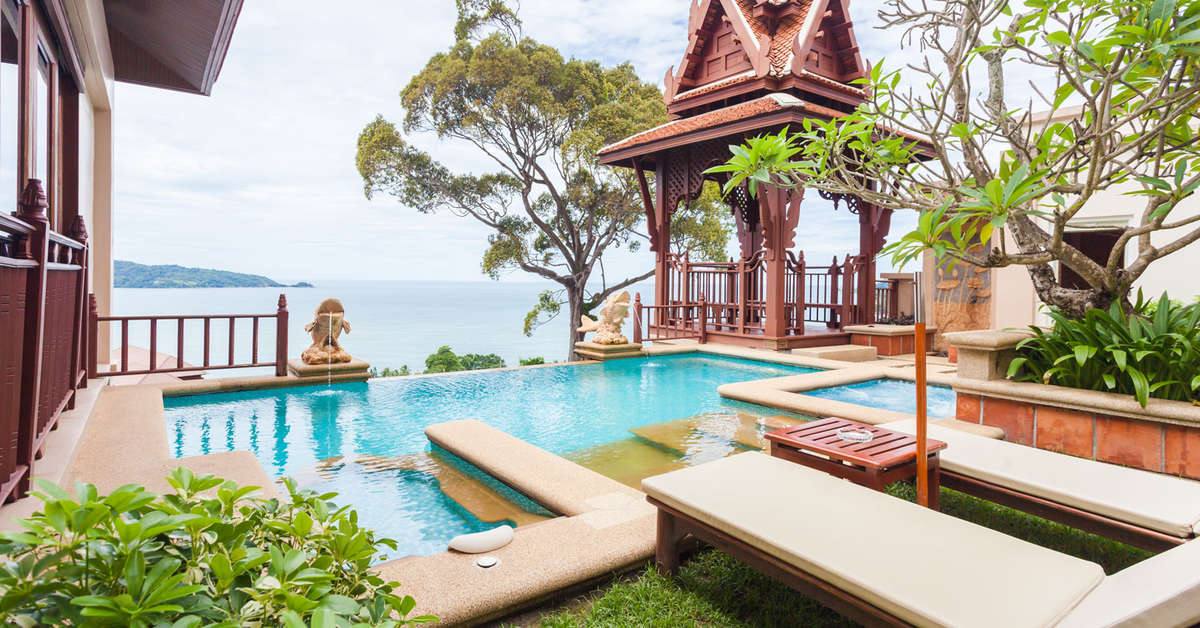 Een foto van het zwembad bij Hotel Diamond Cliff Resort & Spa