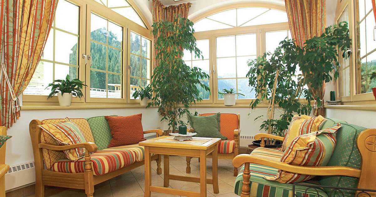 Een foto van het interieur van Familienhotel Berghof