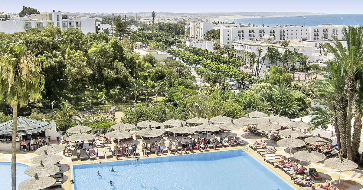 Een foto van het zwembad bij Royal Mirage Agadir