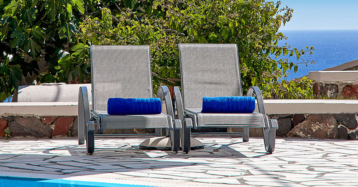 Een foto van het zwembad bij Terra Blue Hotel