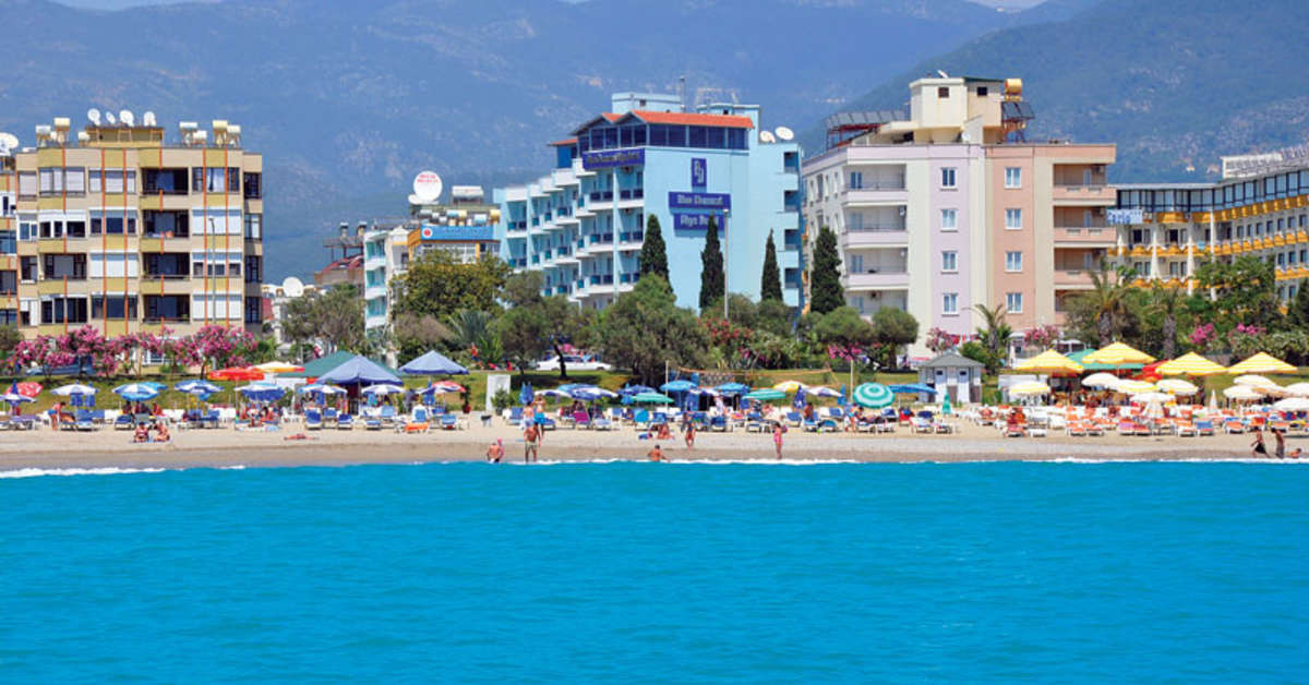 Ein Foto vom Strand beim Hotel Blue Diamond Alya