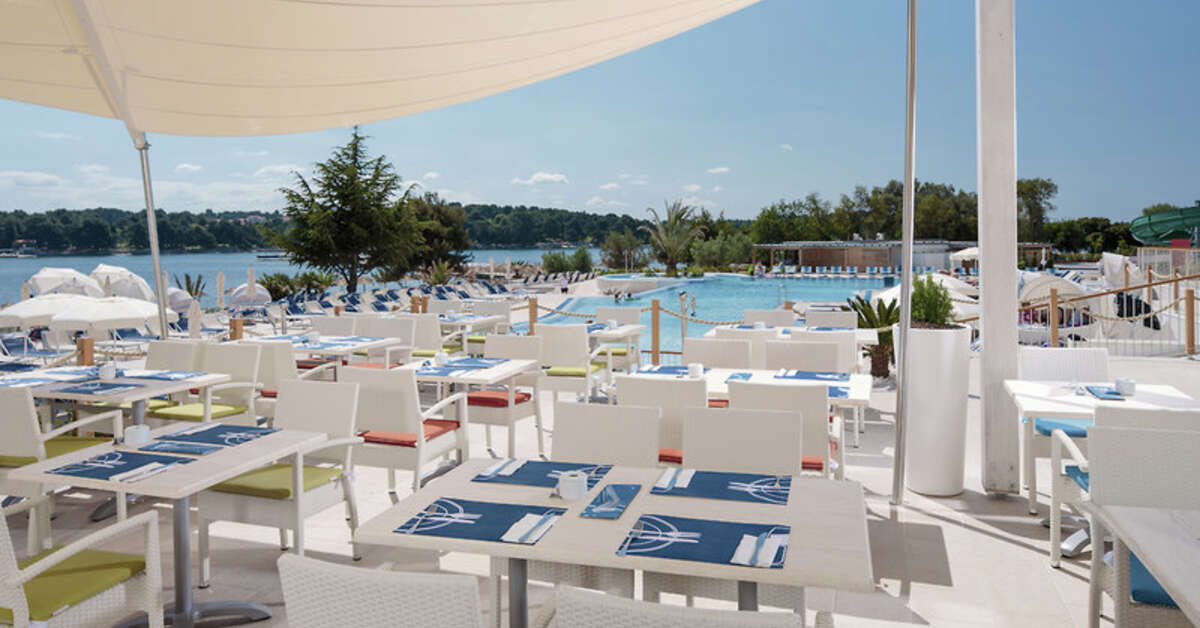 Ein Foto vom Pool im Valamar Collection Isabella Island Resort