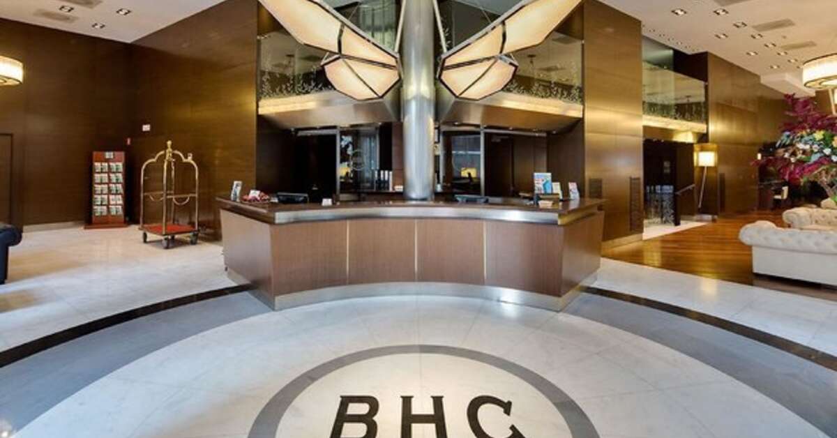Een foto van het interieur van Hotel Barcelona Colonial