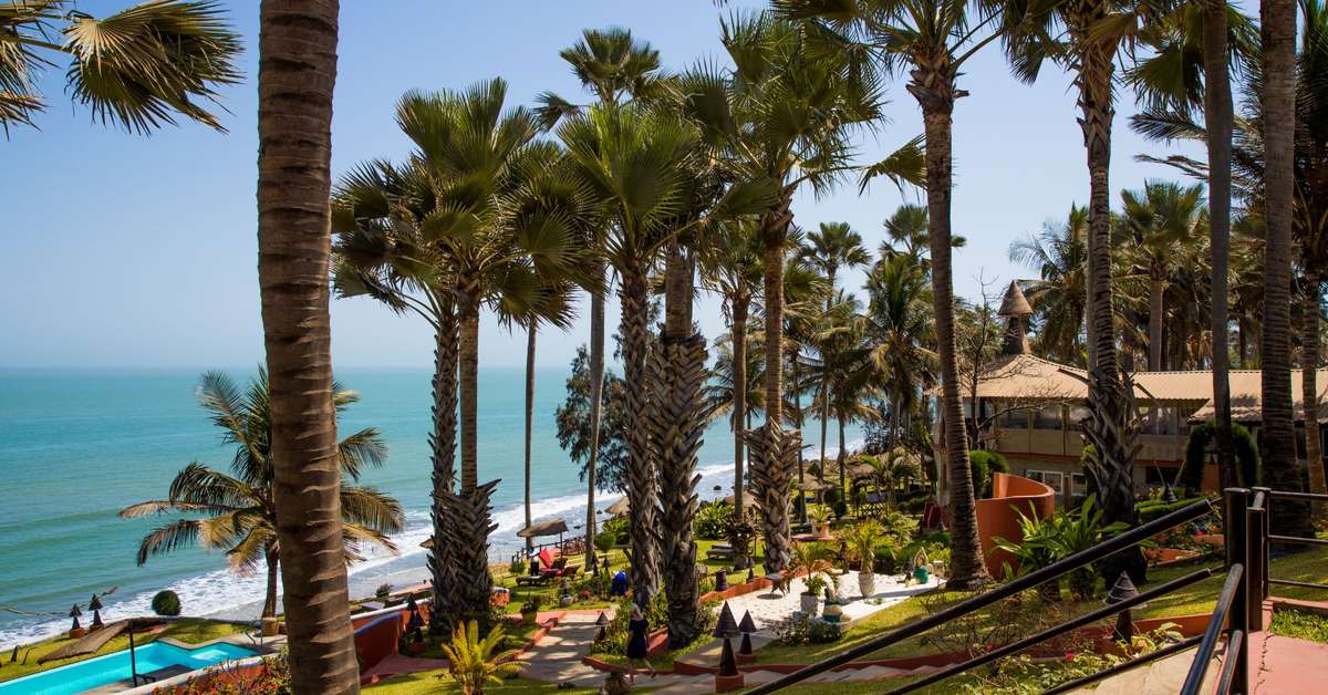 Een foto van het terras bij Ngala Lodge