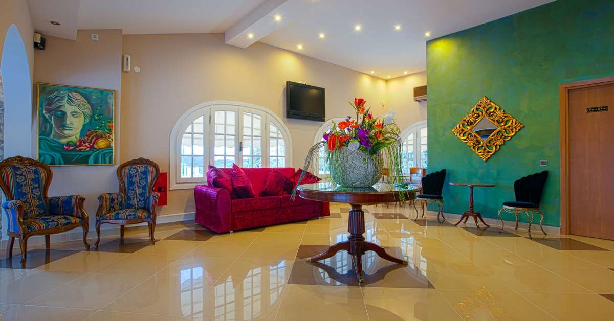 Een foto van het interieur van Michelangelo Resort
