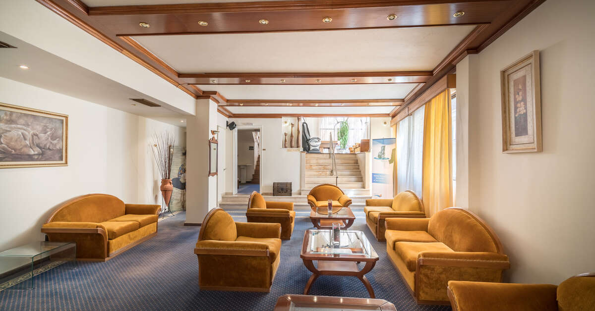 Een foto van het interieur van Diana Hotel Zakynthos