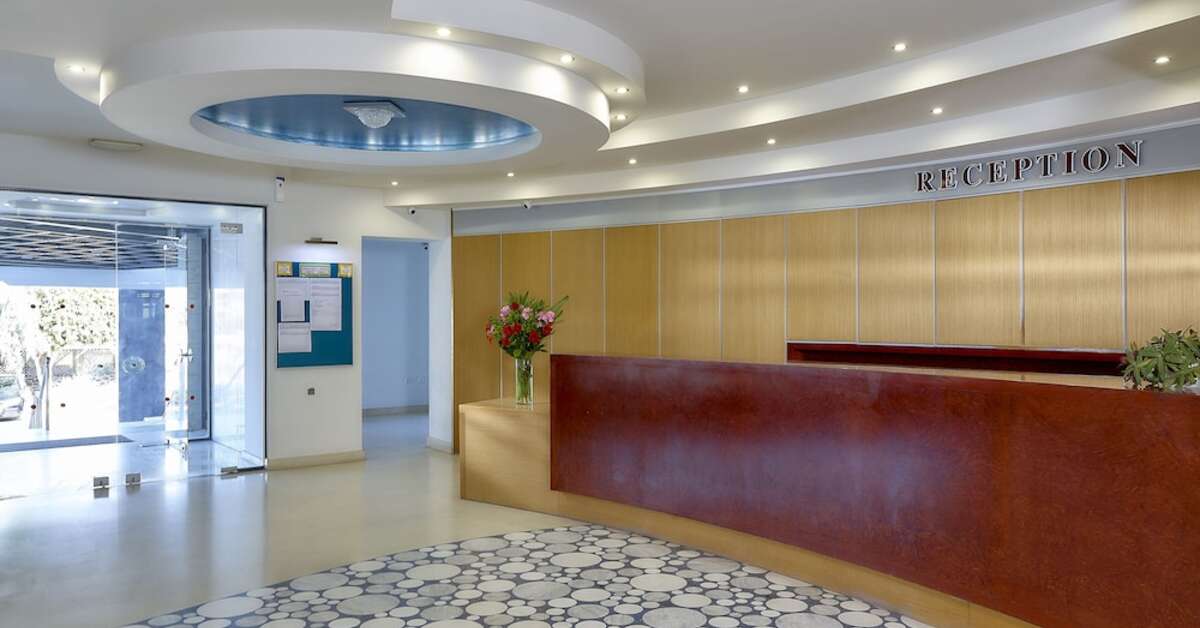 Een foto van het interieur van Hotel Astir Beach