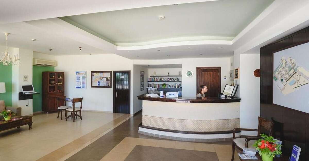 Een foto van het interieur van Pefkos Village Resort