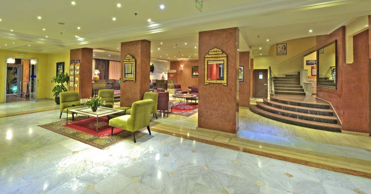 Een foto van het interieur van Hotel Farah Marrakech