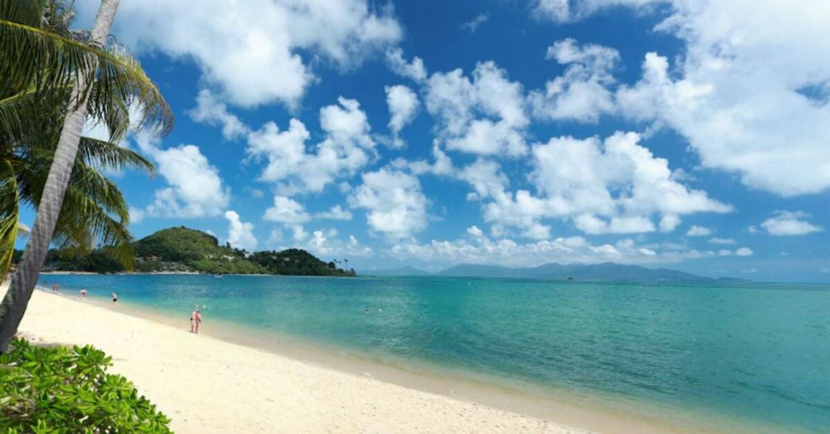 Ein Foto vom Strand beim Celes Beachfront Resort