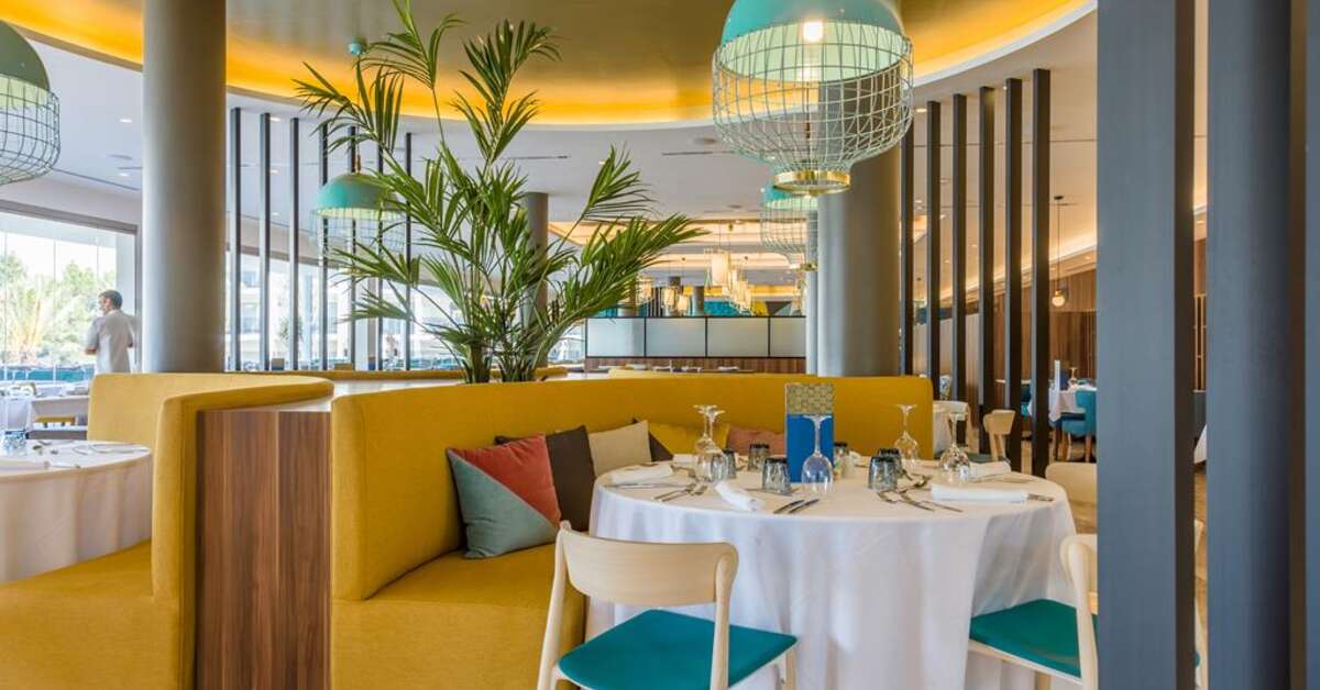 Ein Foto von den Einrichtungen im Hotel Zafiro Palace Palmanova