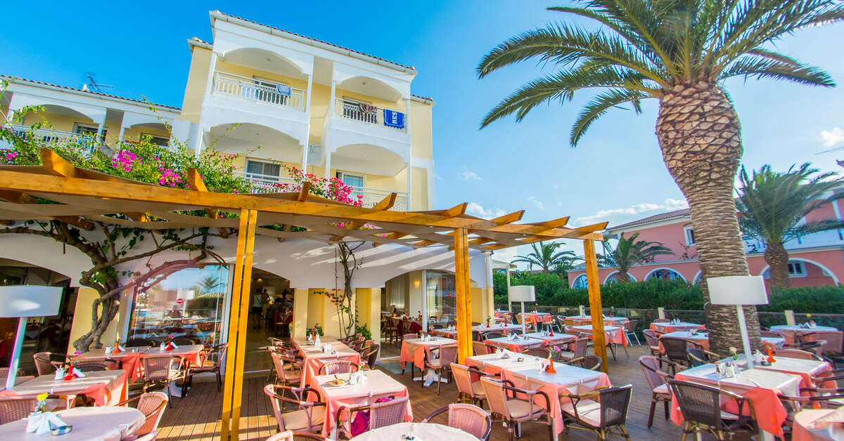 Ein Foto von den Einrichtungen im Poseidon Beach Hotel