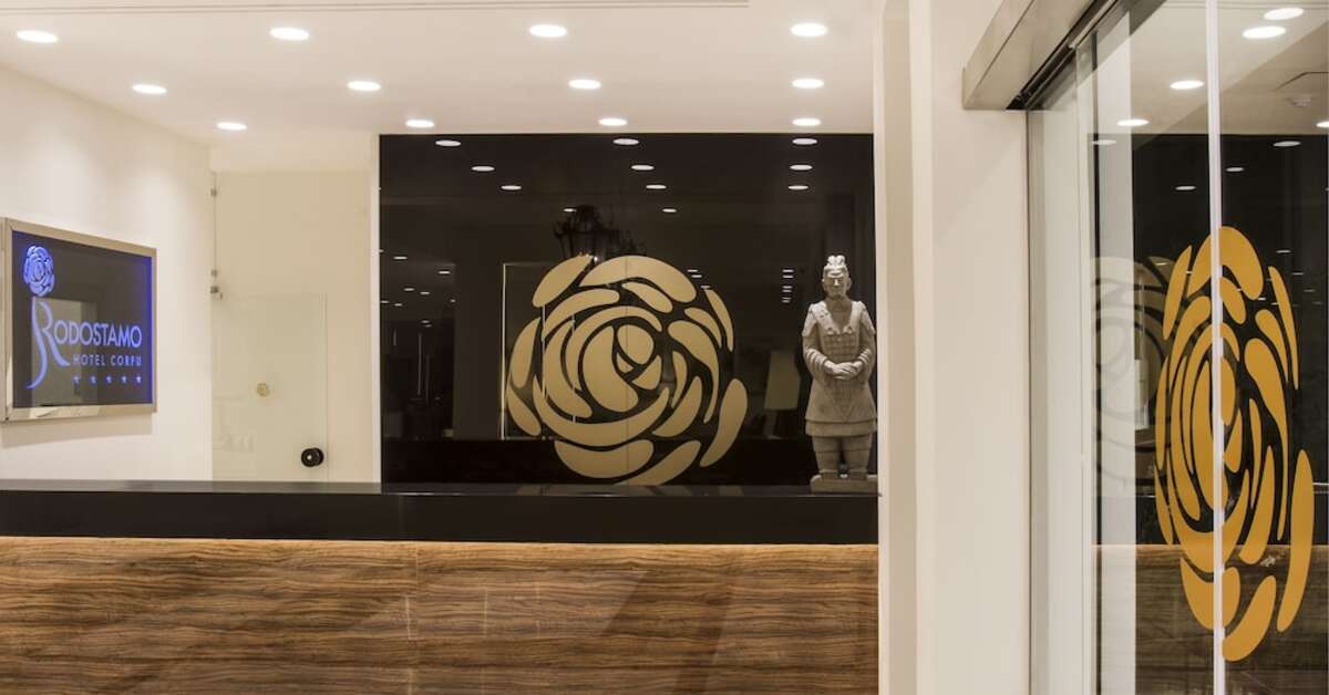 Een foto van het interieur van Rodostamo Hotel & Spa