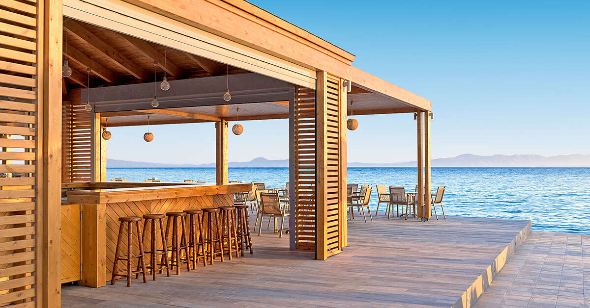 Een foto van de faciliteiten bij Avra Beach Resort Hotel & Bungalows
