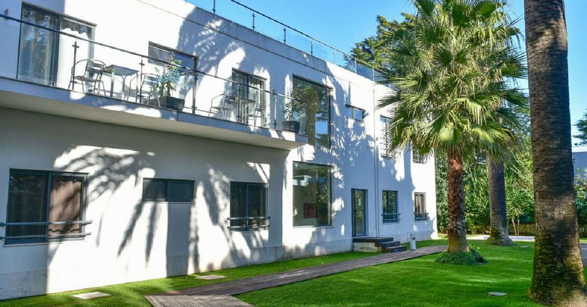 Een foto van de buitenkant van Hotel Lido