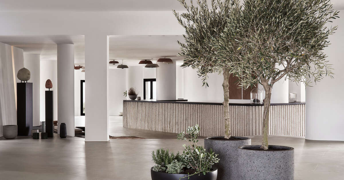 Een foto van het interieur van Orama Hotel & Spa