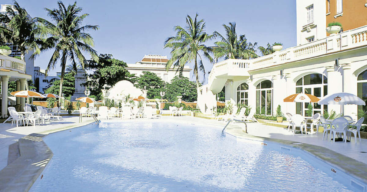 Ein Foto vom Pool im Roc Presidente Hotel