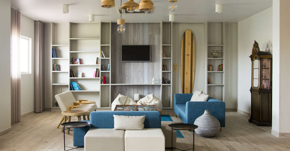 Een foto van het interieur van Star Inn Peniche