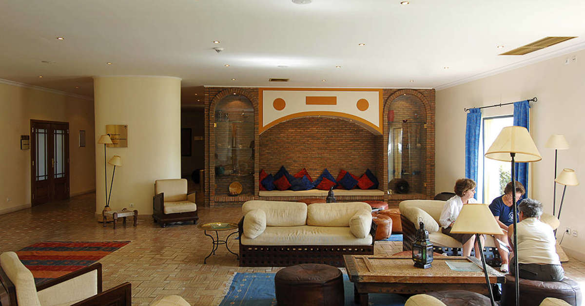 Een foto van het interieur van Vila Gale Tavira