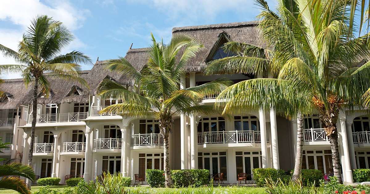 Een foto van de buitenkant van LUX Belle Mare