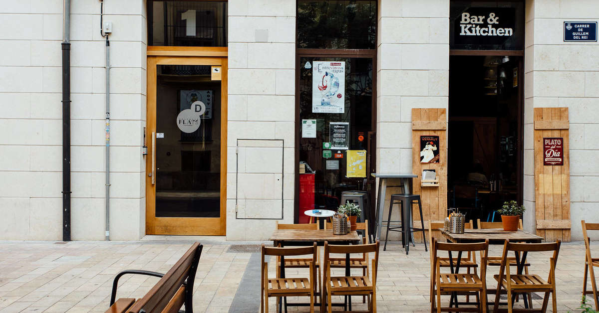 Een foto van het terras bij Appartementen Mon Suites Catedral
