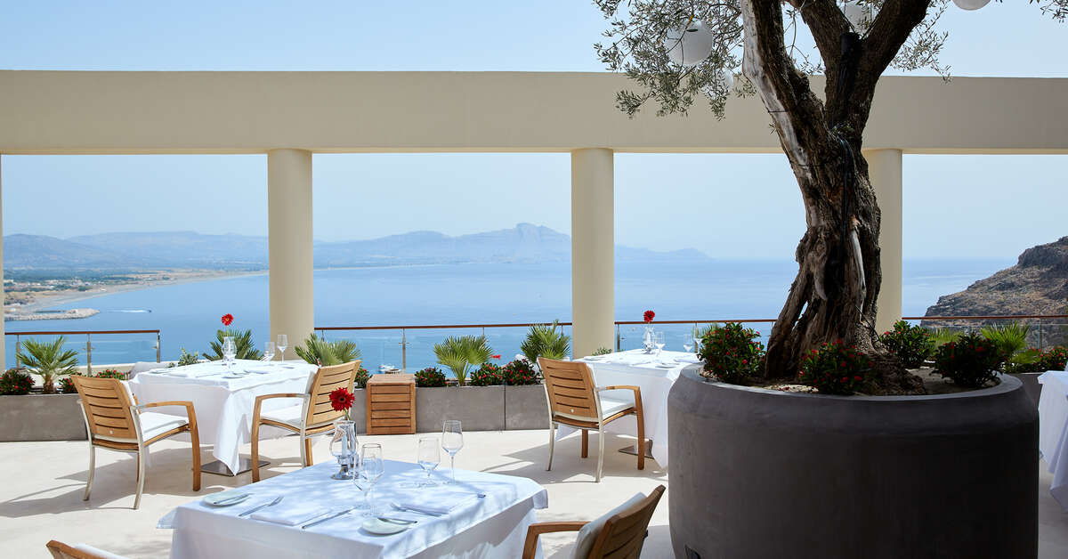 Een foto van de faciliteiten bij Lindos Blu Luxury Hotel & Suites