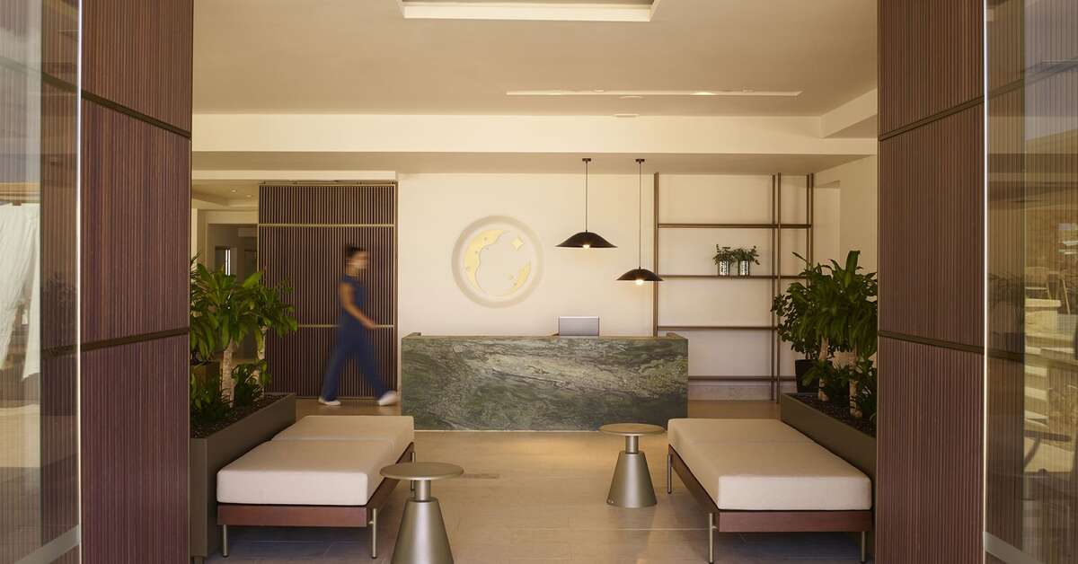 Een foto van het interieur van Asterion Suites & Spa