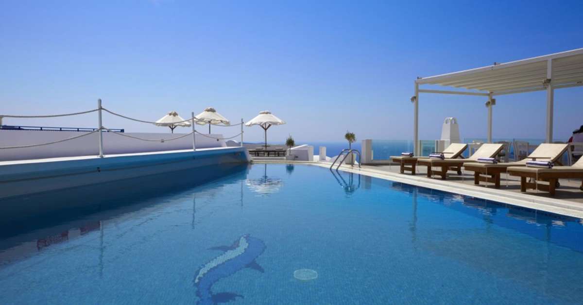 Een foto van het zwembad bij Volcano View Hotel