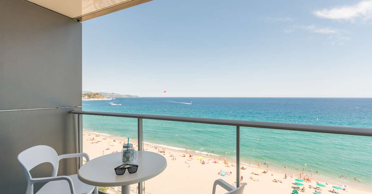 Een foto van het terras bij Pierre & Vacance Residence Blanes Playa