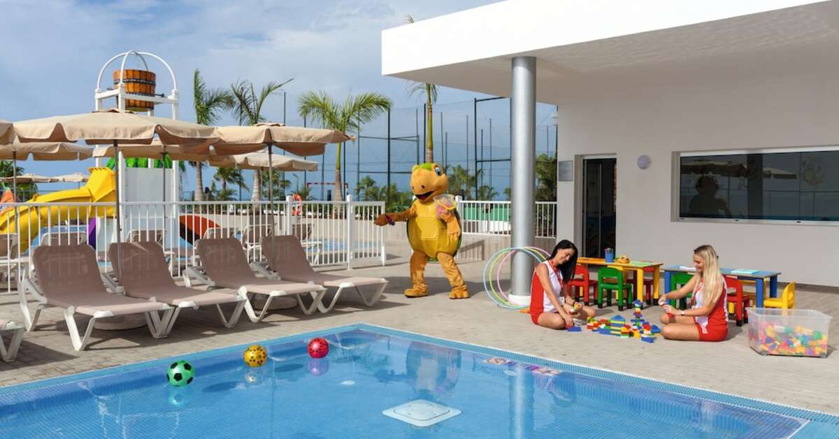Ein Foto vom Pool im Riu VistaMar