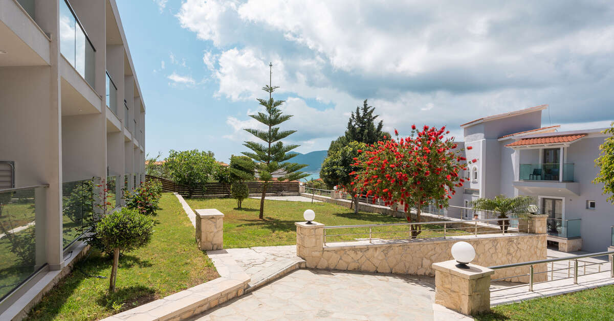 Een foto van de buitenkant van Zante Sun Hotel