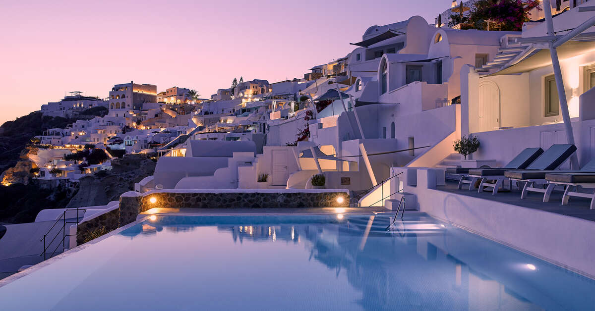 Ein Foto vom Pool im La Perla Villas & Suites