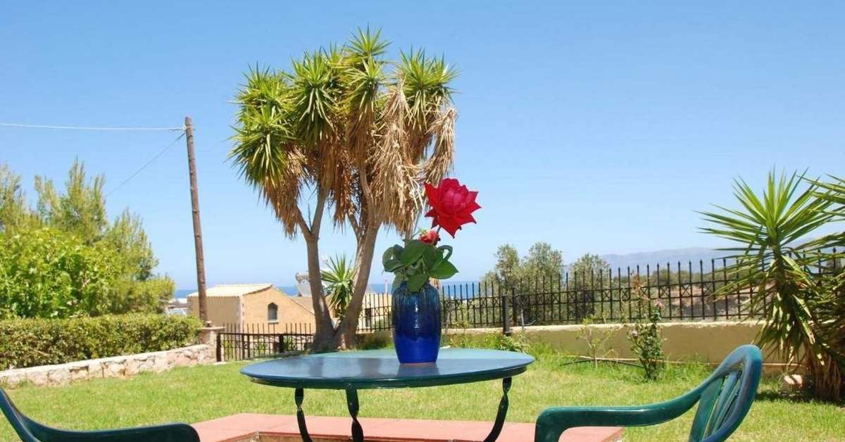Een foto van het terras bij Appartementen Golden Valentin