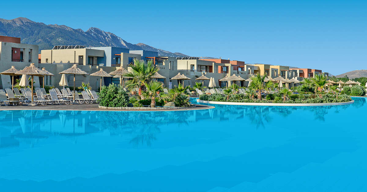 Een foto van het zwembad bij Hotel Astir Odysseus